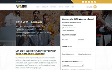 CIBR Warriors LandingPageAds