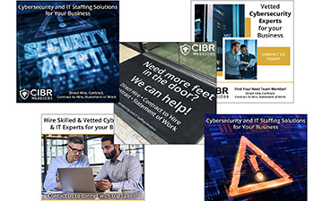 Digital ads for CIBR Warriors.